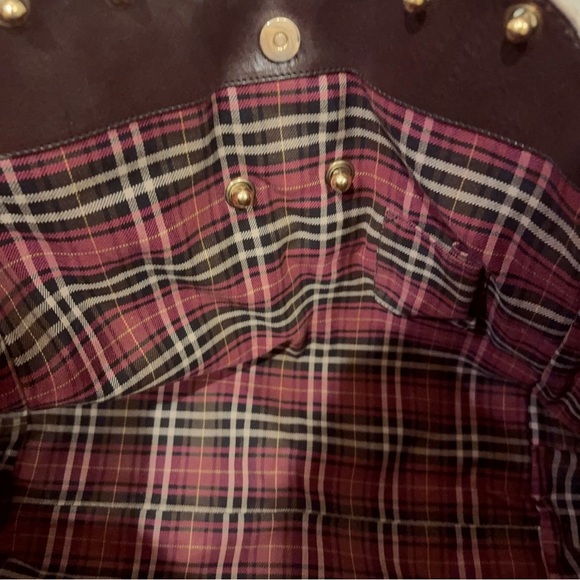 Authentic Gucci Beige Ebony GG Crystal Canvas Babouska Heart Tote Bag Large - Picture 8 of 14